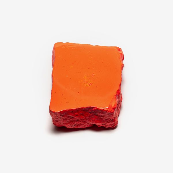 Obtežilnik - oranžna (2), 7,5 x 8 x 3 cm