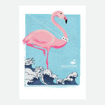 Urban Flamingo, Giclee art print na papir, 33 x 48 cm
